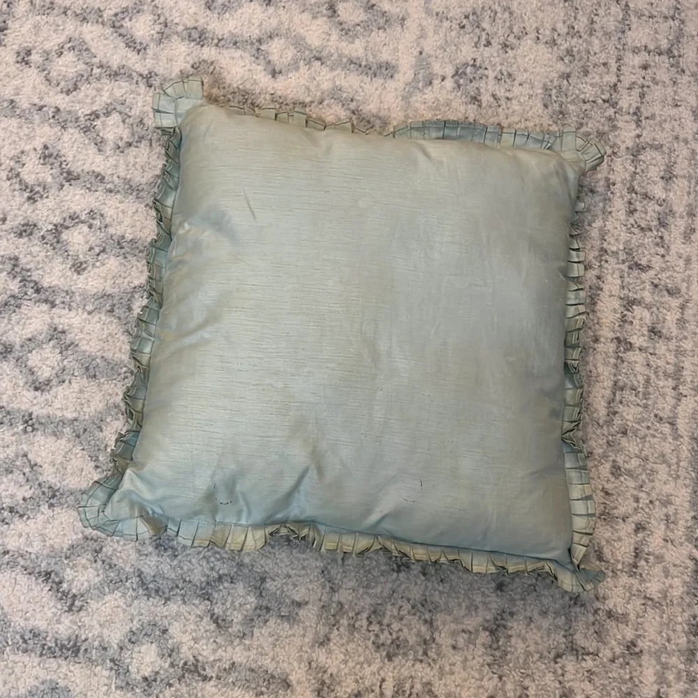 Green Throw Pillow